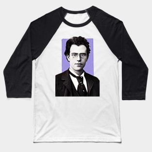 Famous Composer Gustav Mahler illustration Baseball T-Shirt